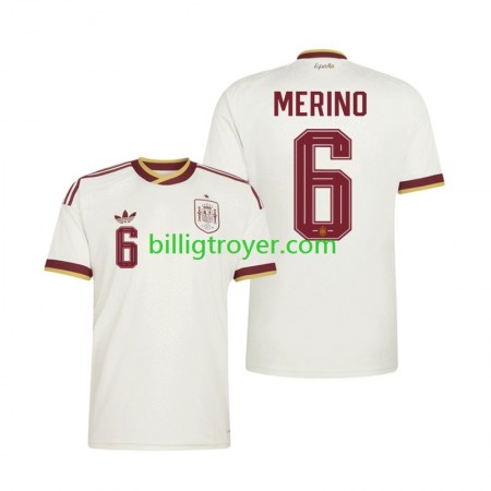 Billige Fotballdrakter Spania Mikel Merino 6 Bortedraktsett World Cup 2026 Kortermet